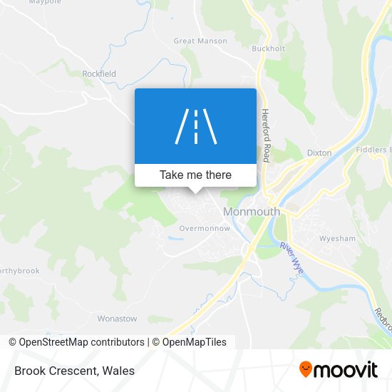 Brook Crescent map