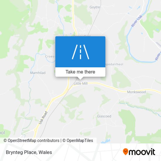 Brynteg Place map