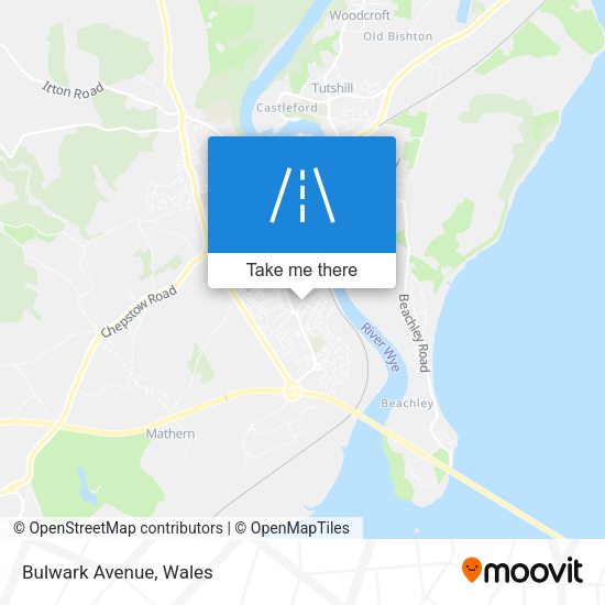 Bulwark Avenue map