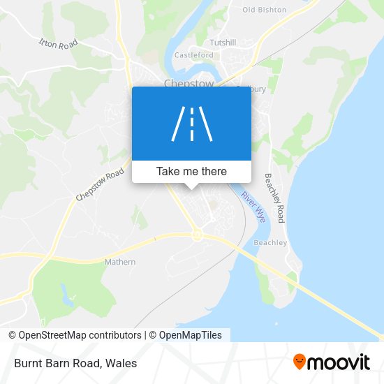 Burnt Barn Road map