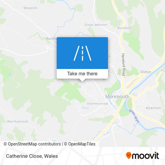 Catherine Close map