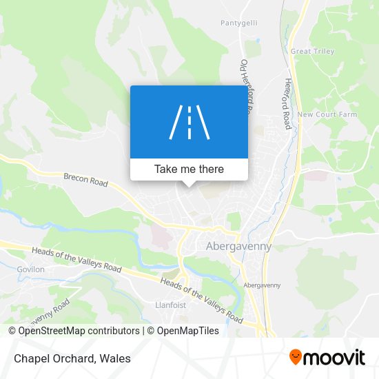 Chapel Orchard map