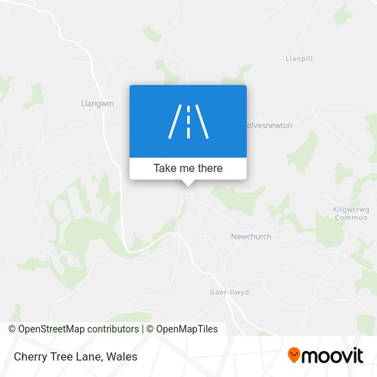 Cherry Tree Lane map