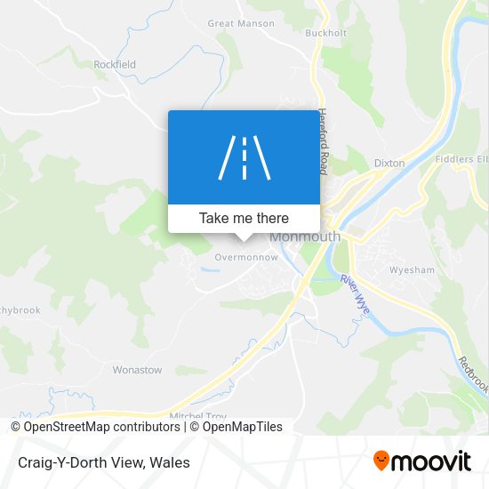 Craig-Y-Dorth View map