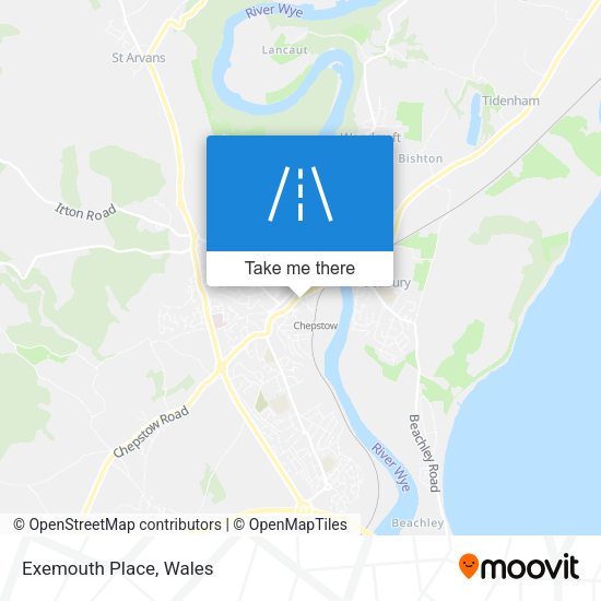 Exemouth Place map