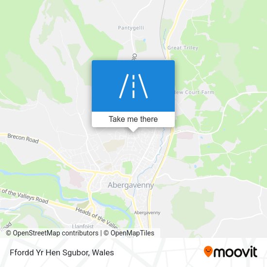 Ffordd Yr Hen Sgubor map
