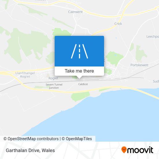 Garthalan Drive map