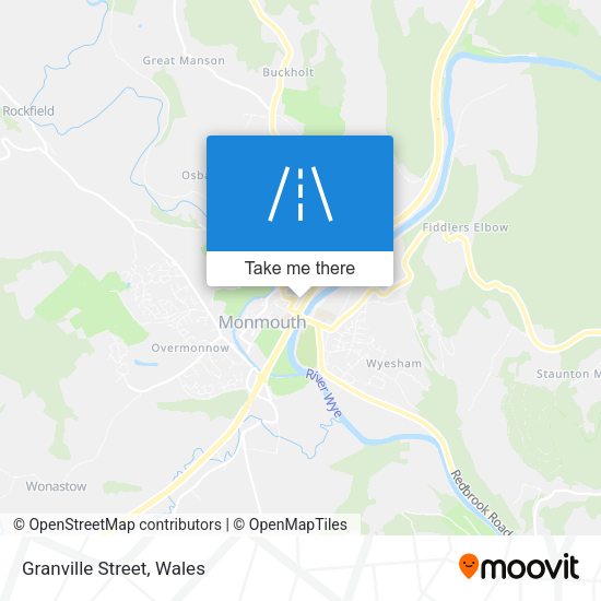 Granville Street map