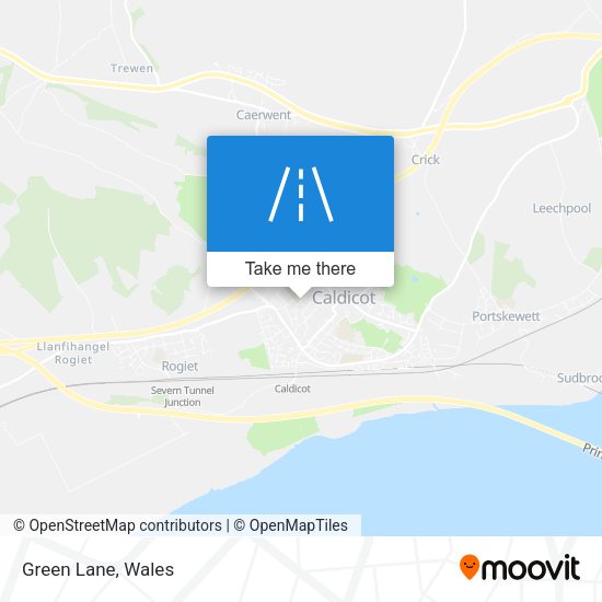 Green Lane map