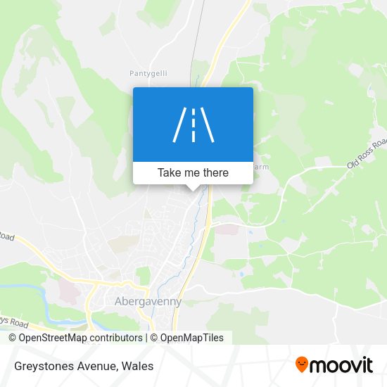 Greystones Avenue map