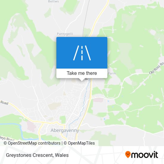Greystones Crescent map