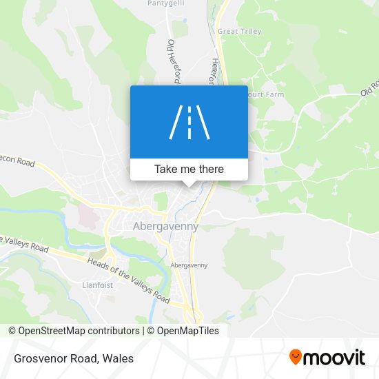 Grosvenor Road map