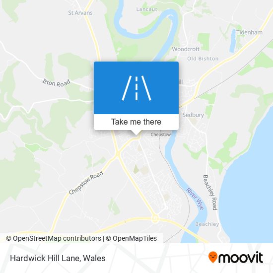 Hardwick Hill Lane map