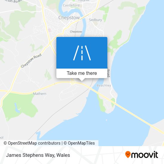James Stephens Way map