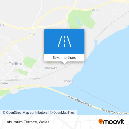 Laburnum Terrace map