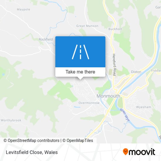 Levitsfield Close map