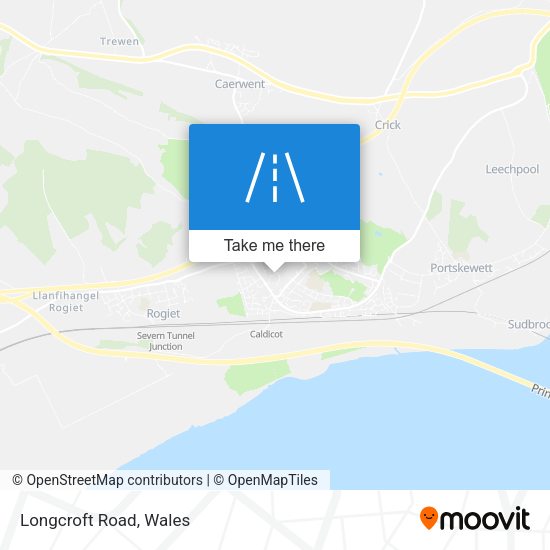 Longcroft Road map