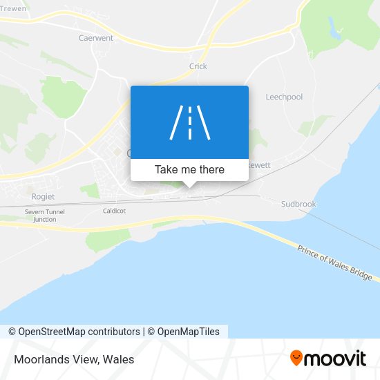 Moorlands View map