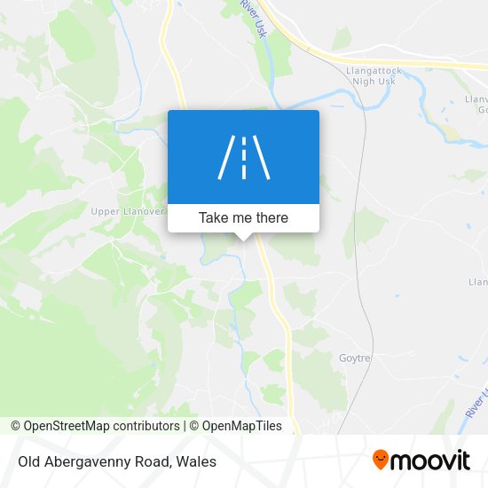 Old Abergavenny Road map