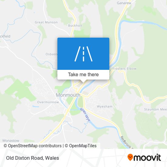 Old Dixton Road map