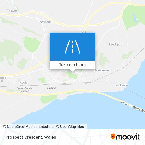 Prospect Crescent map