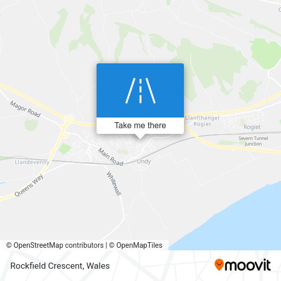 Rockfield Crescent map