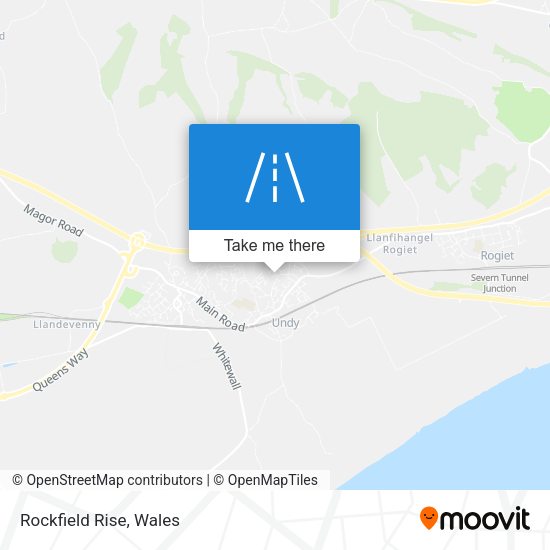 Rockfield Rise map