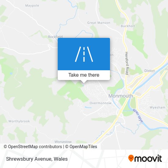 Shrewsbury Avenue map
