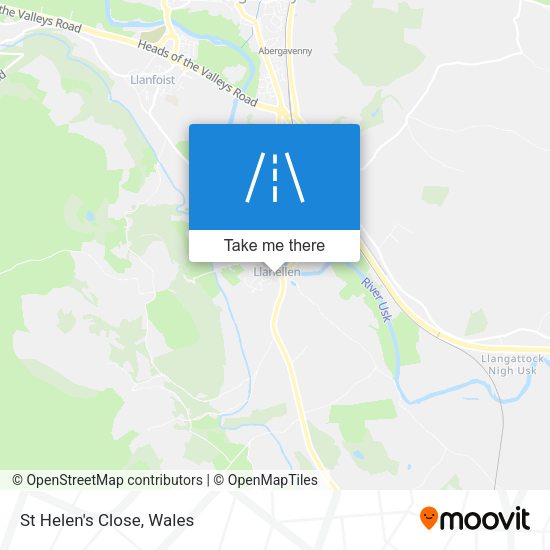 St Helen's Close map