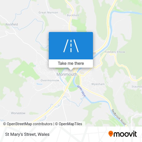 St Mary's Street map