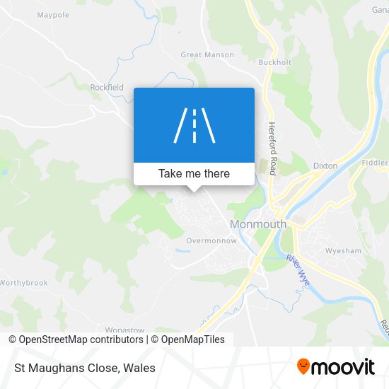 St Maughans Close map
