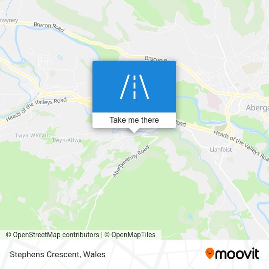 Stephens Crescent map