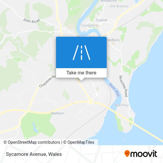 Sycamore Avenue map