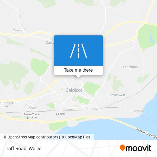 Taff Road map