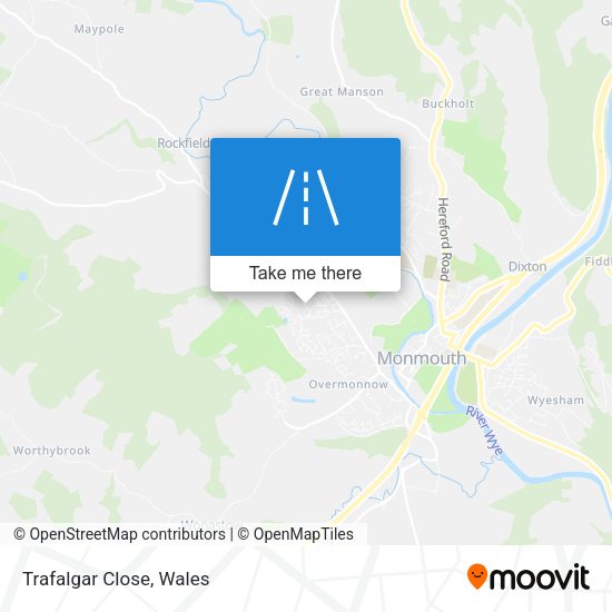 Trafalgar Close map