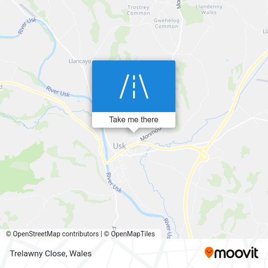 Trelawny Close map