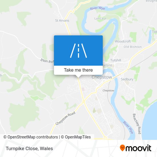 Turnpike Close map