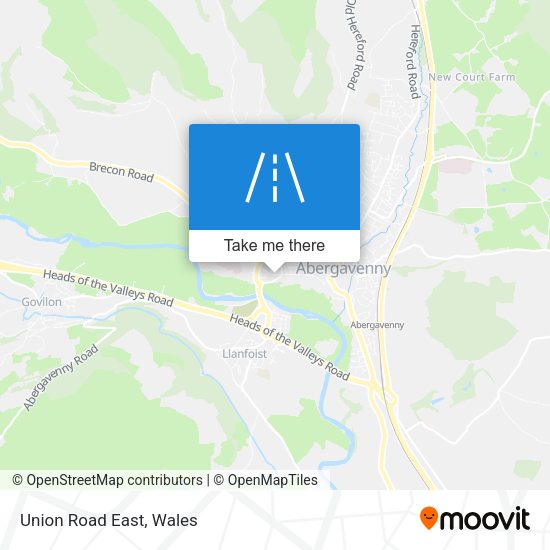Union Road East map