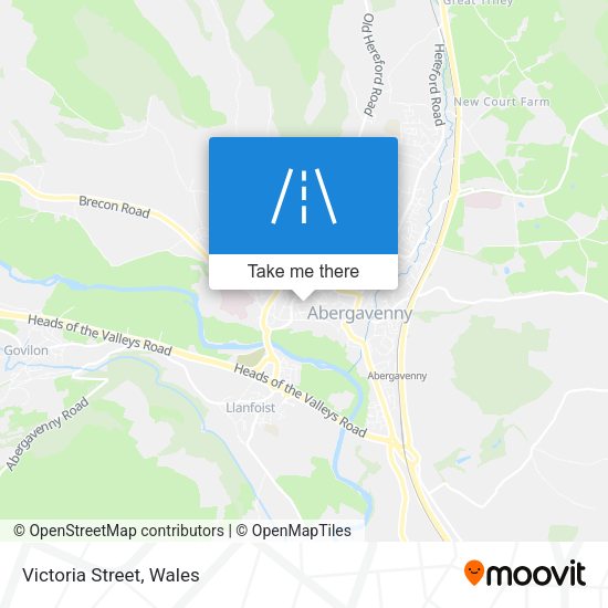 Victoria Street map