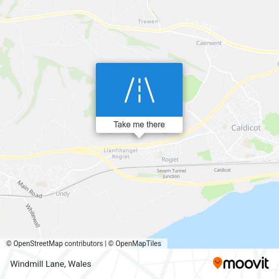 Windmill Lane map