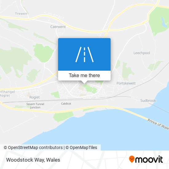 Woodstock Way map