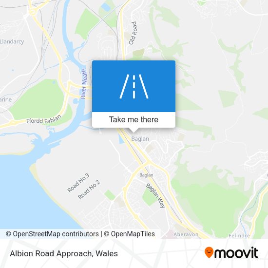 Albion Road Approach map