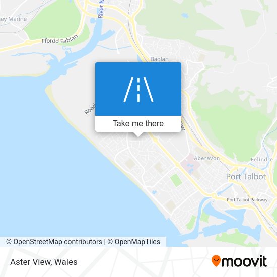 Aster View map