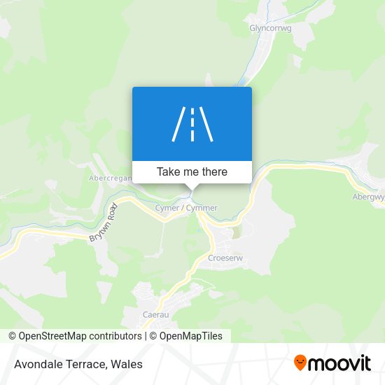 Avondale Terrace map