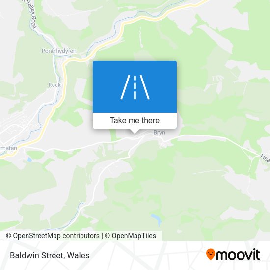 Baldwin Street map