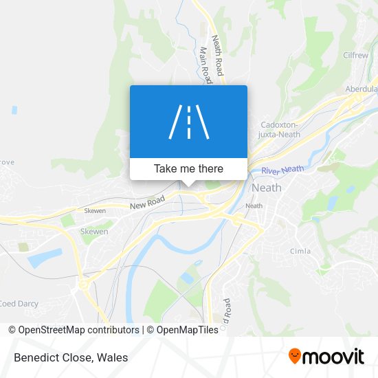 Benedict Close map