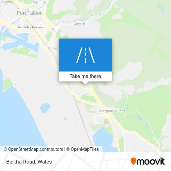 Bertha Road map