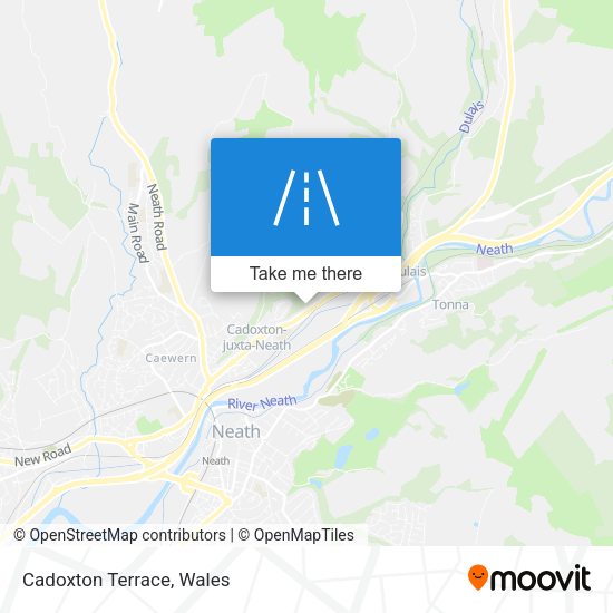 Cadoxton Terrace map