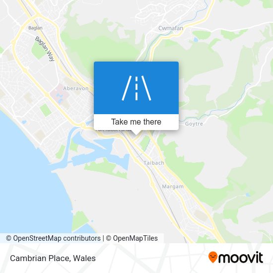 Cambrian Place map