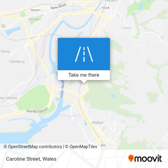 Caroline Street map